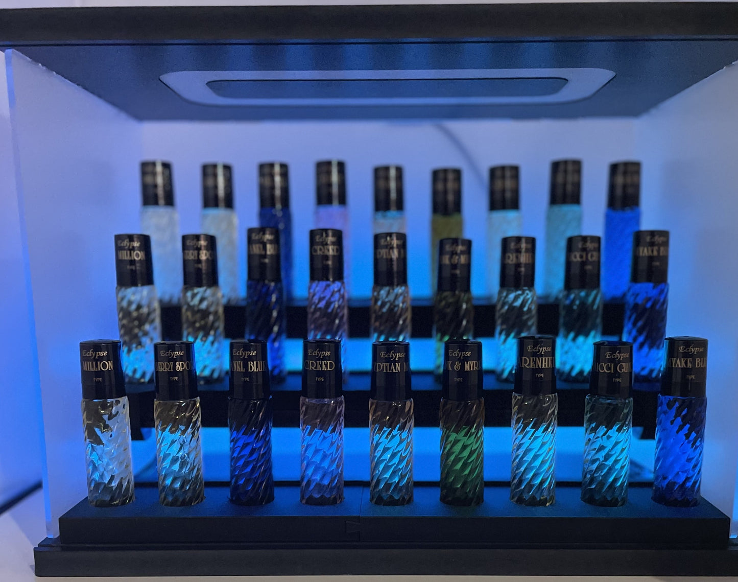 DISPLAY CASE WITH LED & MULTI COLOR LIGHTING