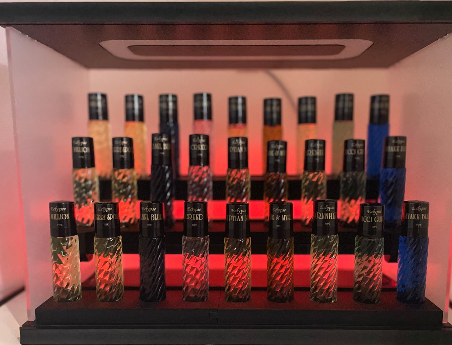 DISPLAY CASE WITH LED & MULTI COLOR LIGHTING